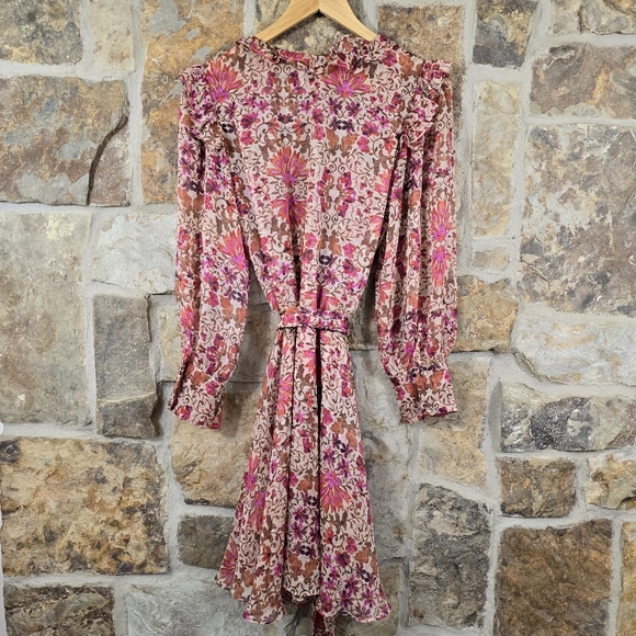 Misa Veruka Floral Belted Mini Dress Revolve - Picture 3 of 9